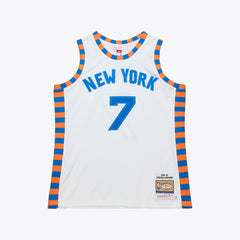 Mitchell & Ness Carmelo Anthony New York Knicks 2015-16 Hardwood Classics Authentic Jersey White