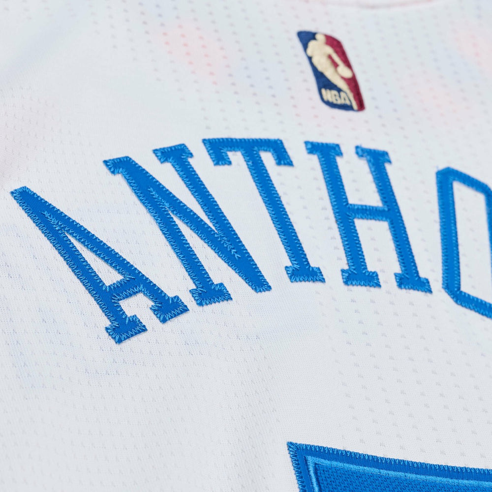 Mitchell & Ness Carmelo Anthony New York Knicks 2015-16 Hardwood Classics Authentic Jersey White