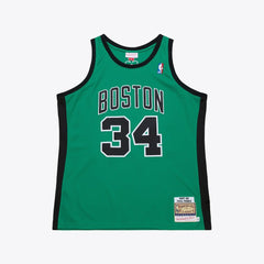 Mitchell & Ness Paul Pierce Boston Celtics 2007-08 Hardwood Classics Authentic Jersey Kelly Green