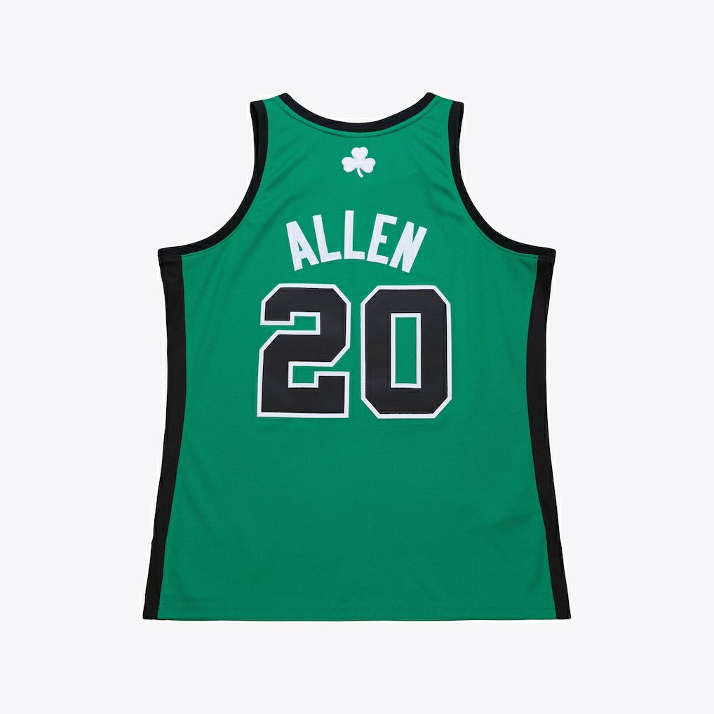 Mitchell & Ness Ray Allen Boston Celtics 2007-08 Hardwood Classics Authentic Jersey Kelly Green