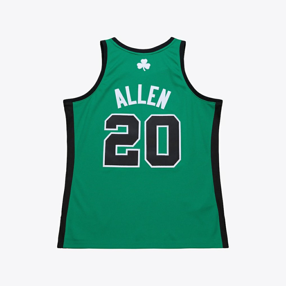 Mitchell & Ness Ray Allen Boston Celtics 2007-08 Hardwood Classics Authentic Jersey Kelly Green
