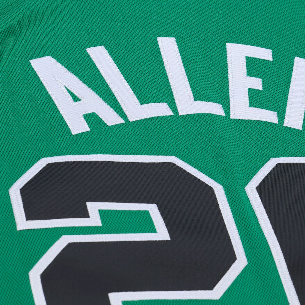 Mitchell & Ness Ray Allen Boston Celtics 2007-08 Hardwood Classics Authentic Jersey Kelly Green