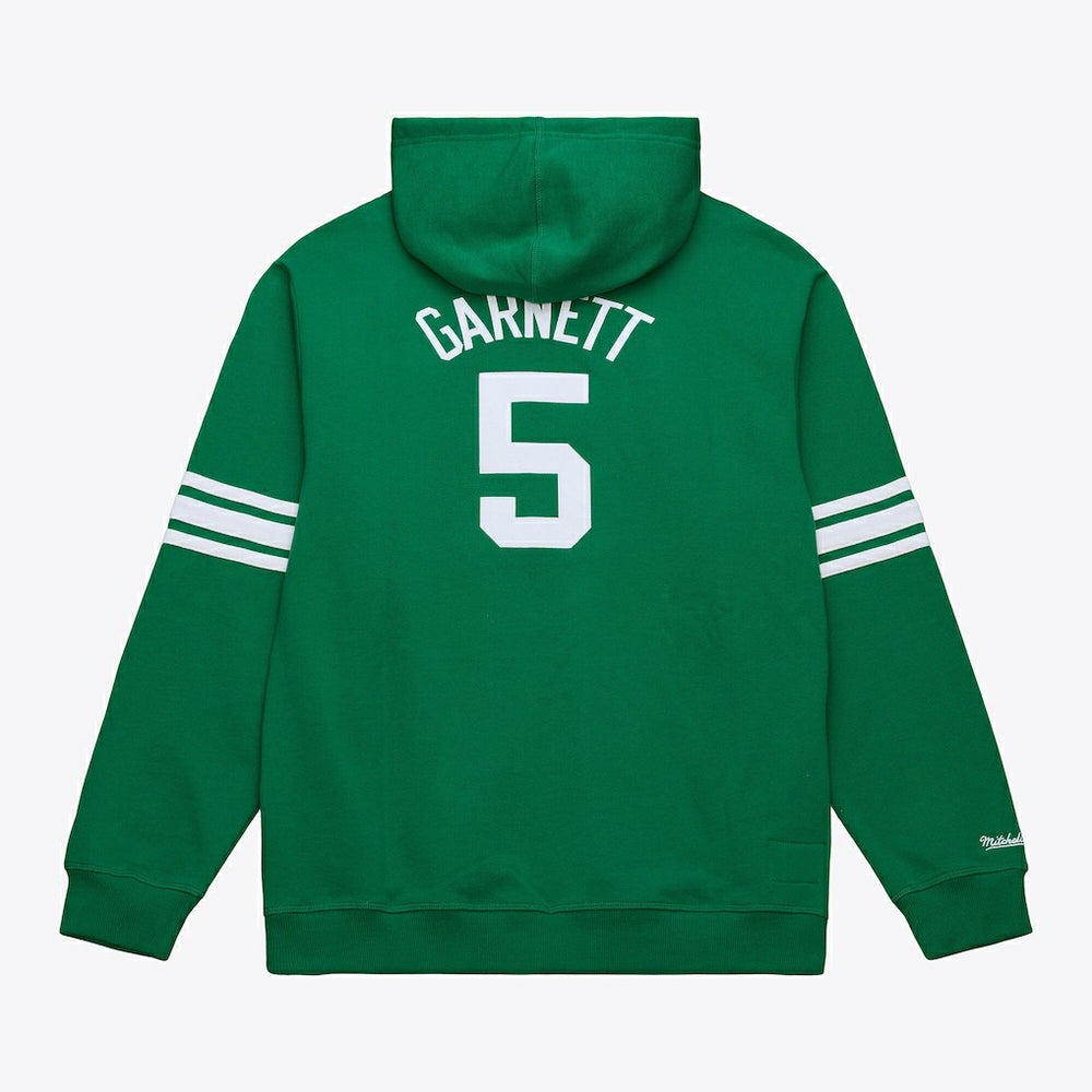 Mitchell & Ness Kevin Garnett Boston Celtics Name & Number Hoodie Kelly Green