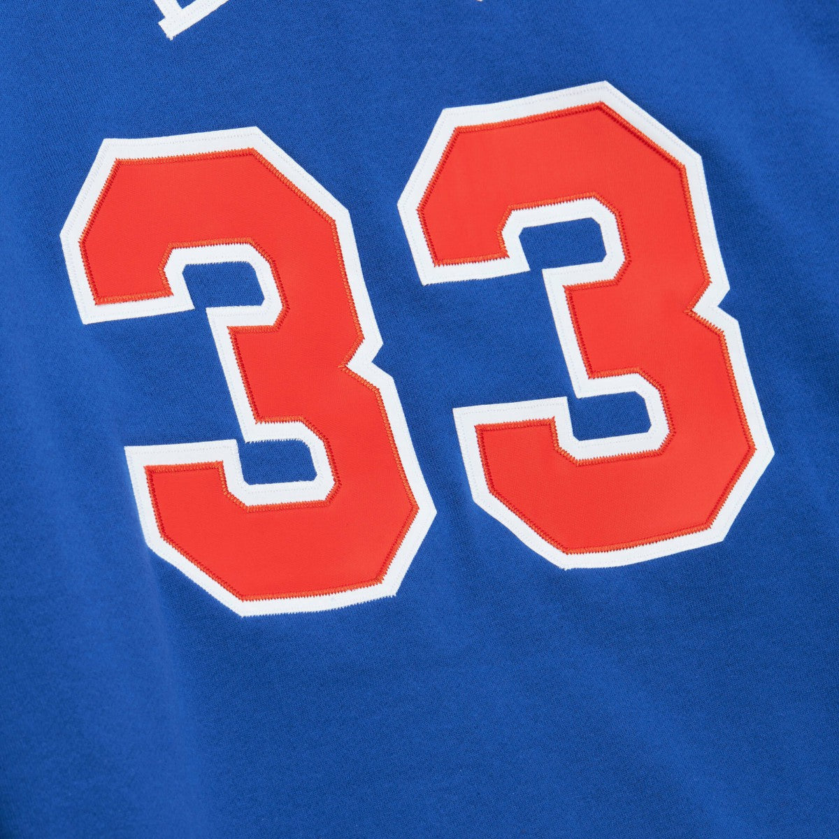 Mitchell & Ness Patrick Ewing New York Knicks Name & Number Hoodie Blue