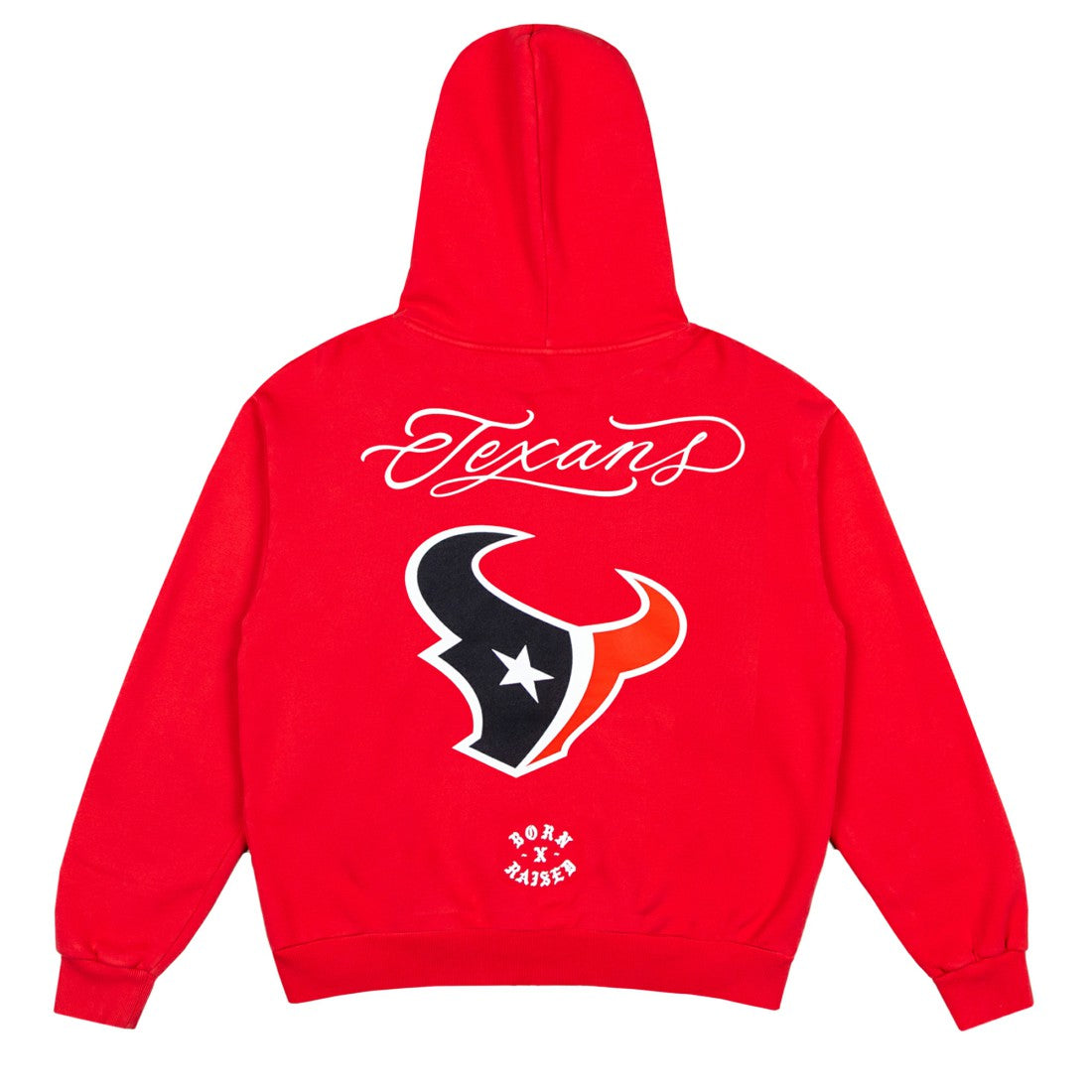 Houston Texans Born x Raised Unisex Fine Line Hoodie - Red - NFL