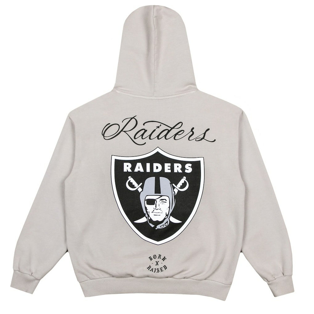 Las Vegas Raiders Born x Raised Unisex Fine Line Hoodie - Silver - NFL