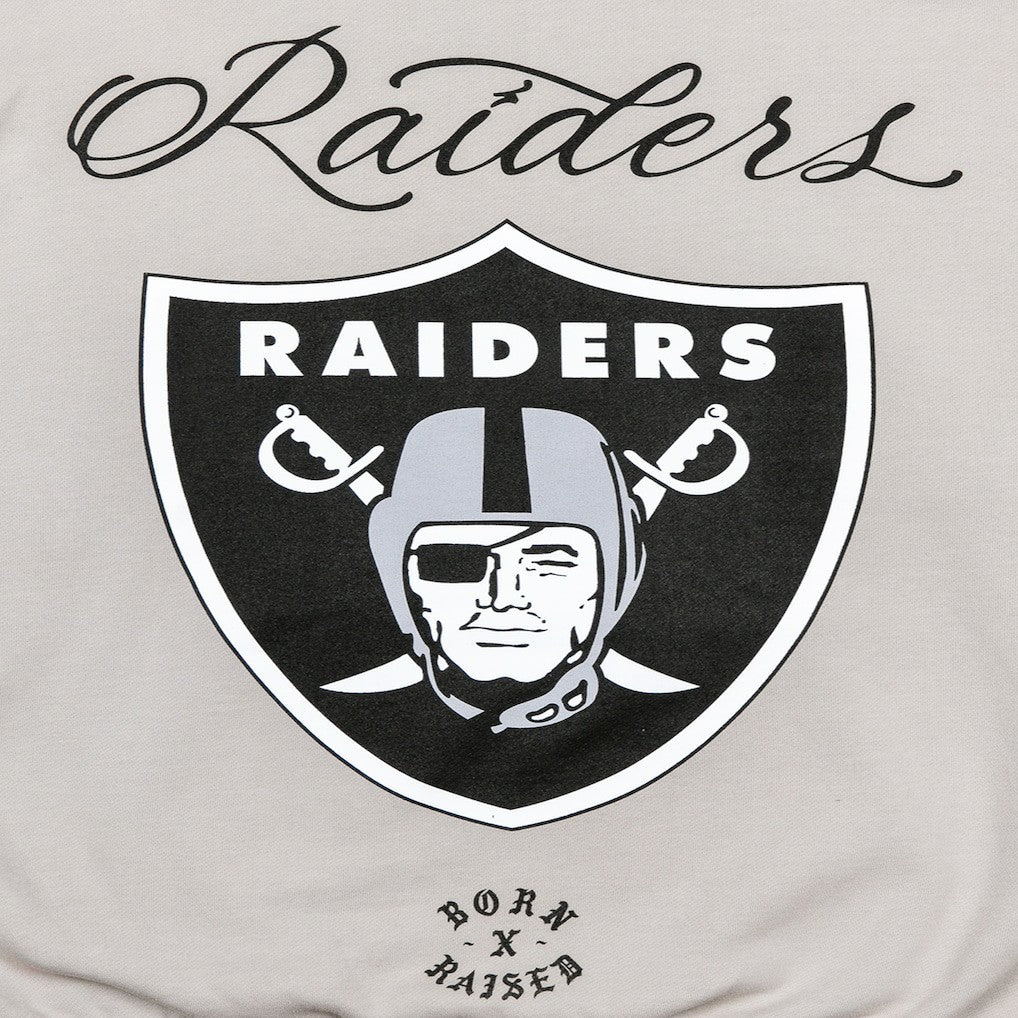 Las Vegas Raiders Born x Raised Unisex Fine Line Hoodie - Silver - NFL
