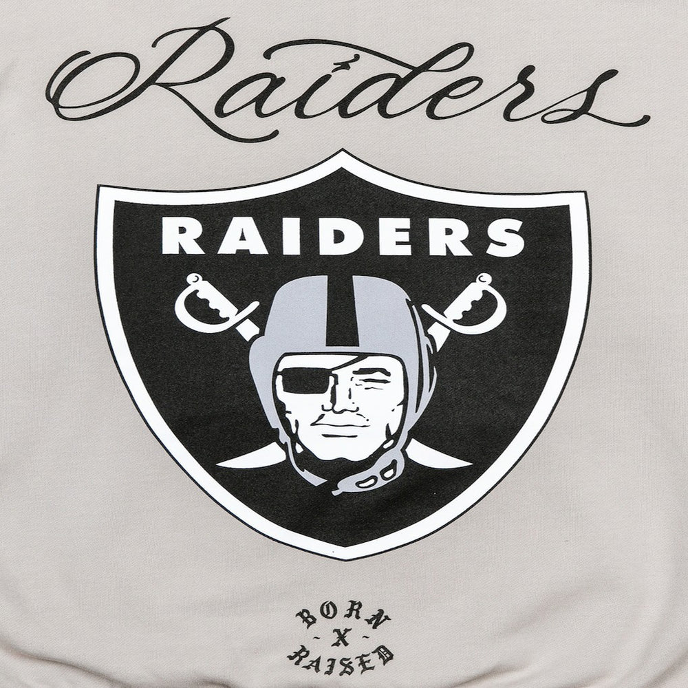Las Vegas Raiders Born x Raised Unisex Fine Line Hoodie - Silver - NFL