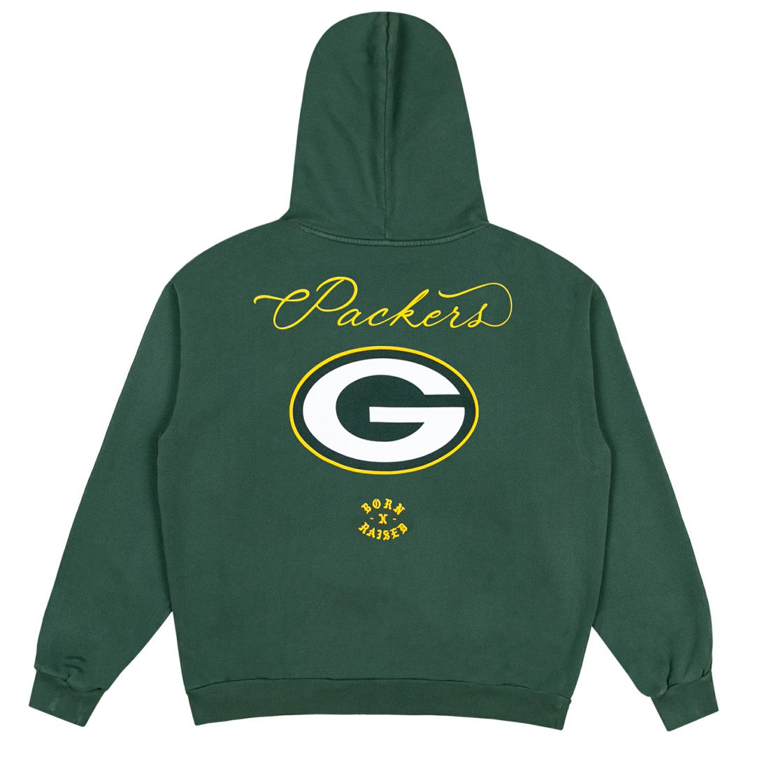 Green Bay Packers Born x Raised Unisex Fine Line Hoodie - Green - NFL