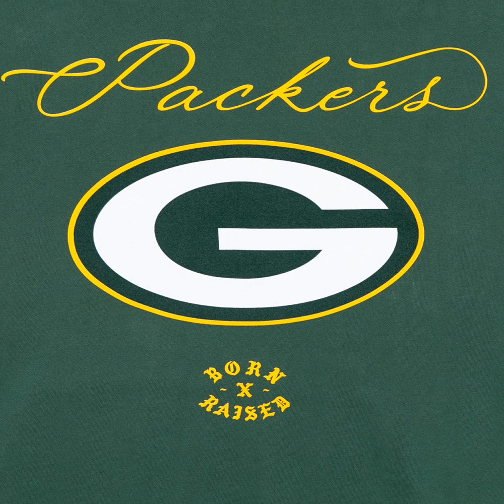 Green Bay Packers Born x Raised Unisex Fine Line Hoodie - Green - NFL