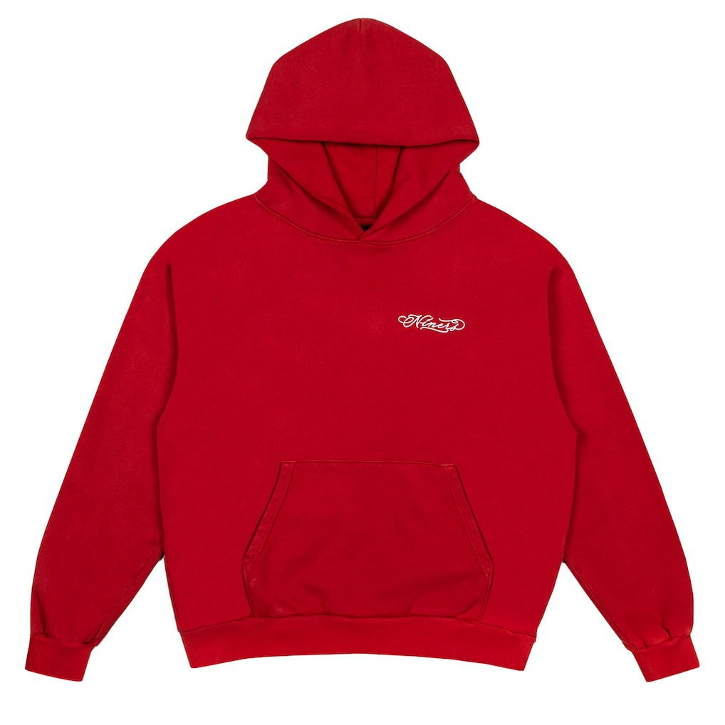 San Francisco 49ers Born x Raised Unisex Fine Line Hoodie - Scarlet - NFL