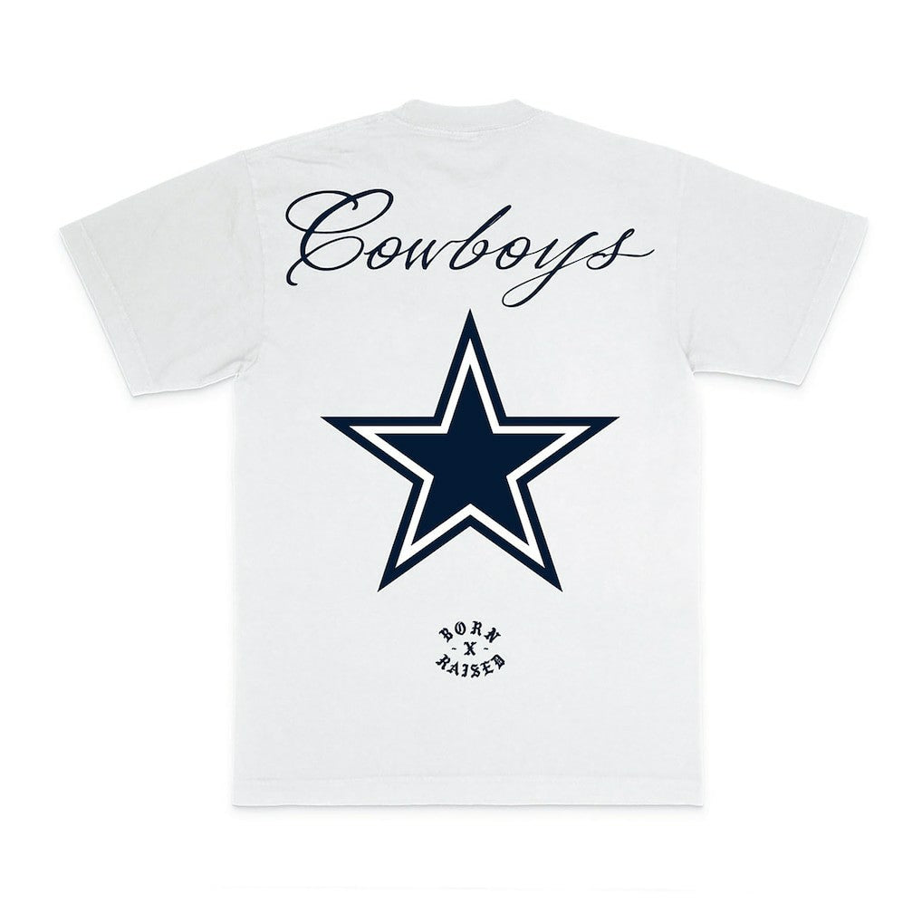 Dallas Cowboys Born x Raised Unisex Fine Line T-Shirt - White - NFL