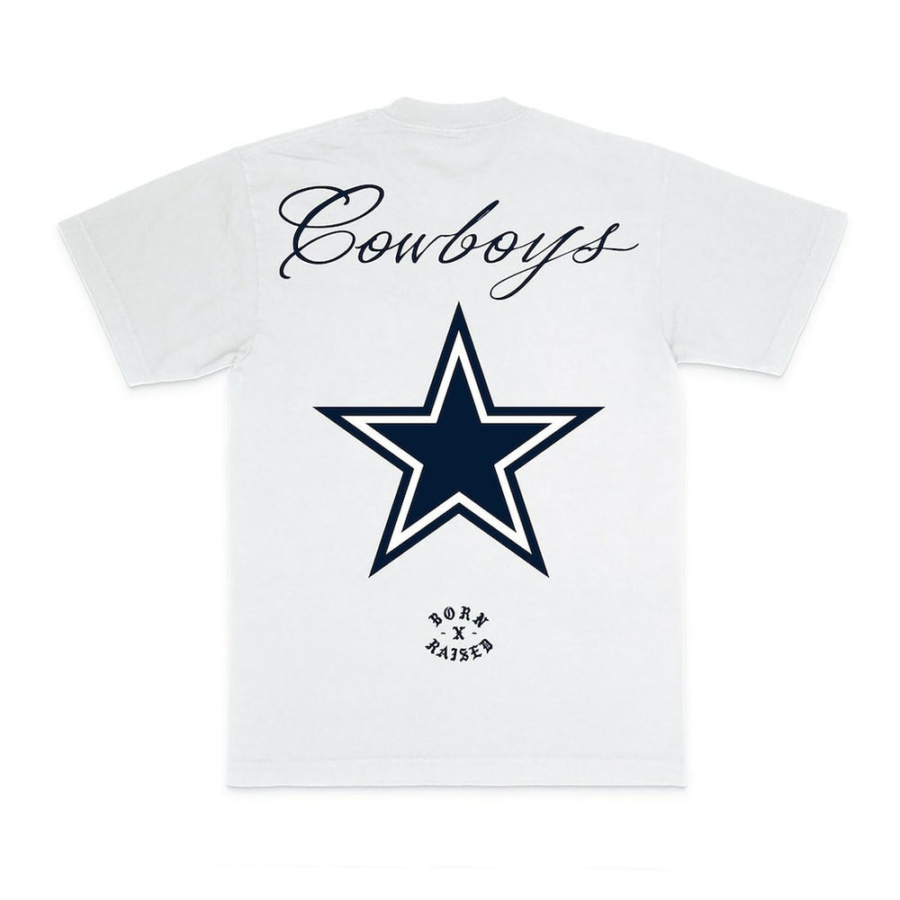 Dallas Cowboys Born x Raised Unisex Fine Line T-Shirt - White - NFL