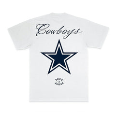 Dallas Cowboys Born x Raised Unisex Fine Line T-Shirt - White - NFL