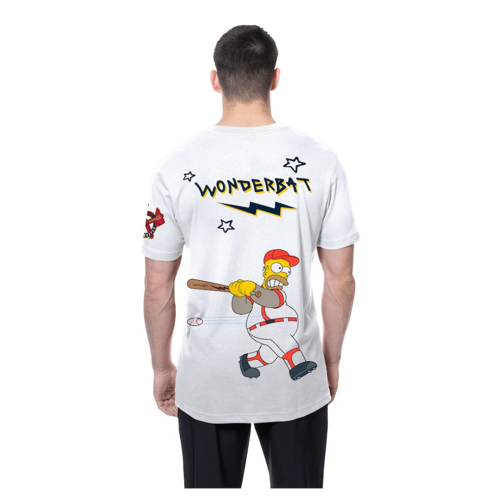 Atlanta Braves New Era MLB x Simpsons Homer Wonderbat T-Shirt Outlet