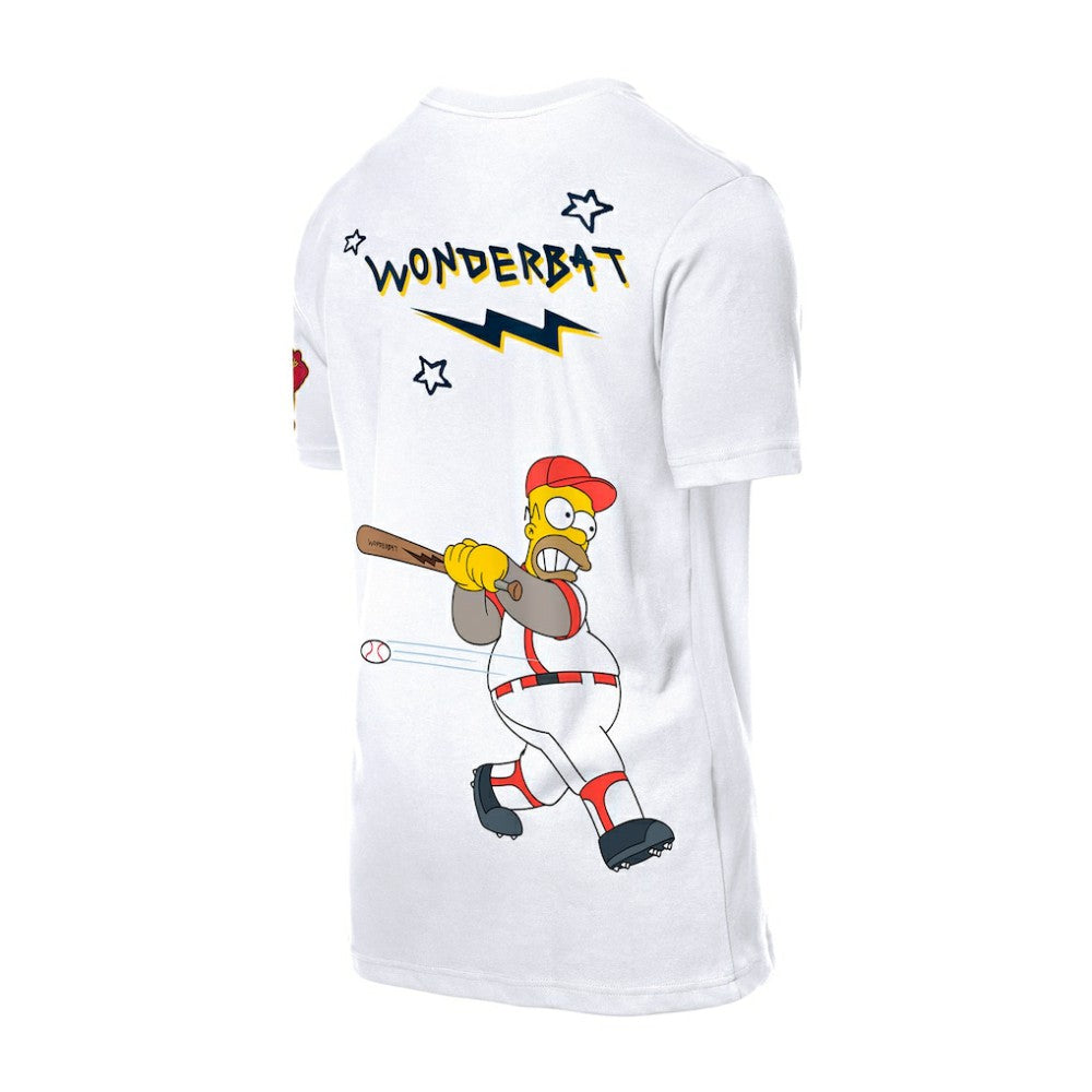 Atlanta Braves New Era MLB x Simpsons Homer Wonderbat T-Shirt Outlet