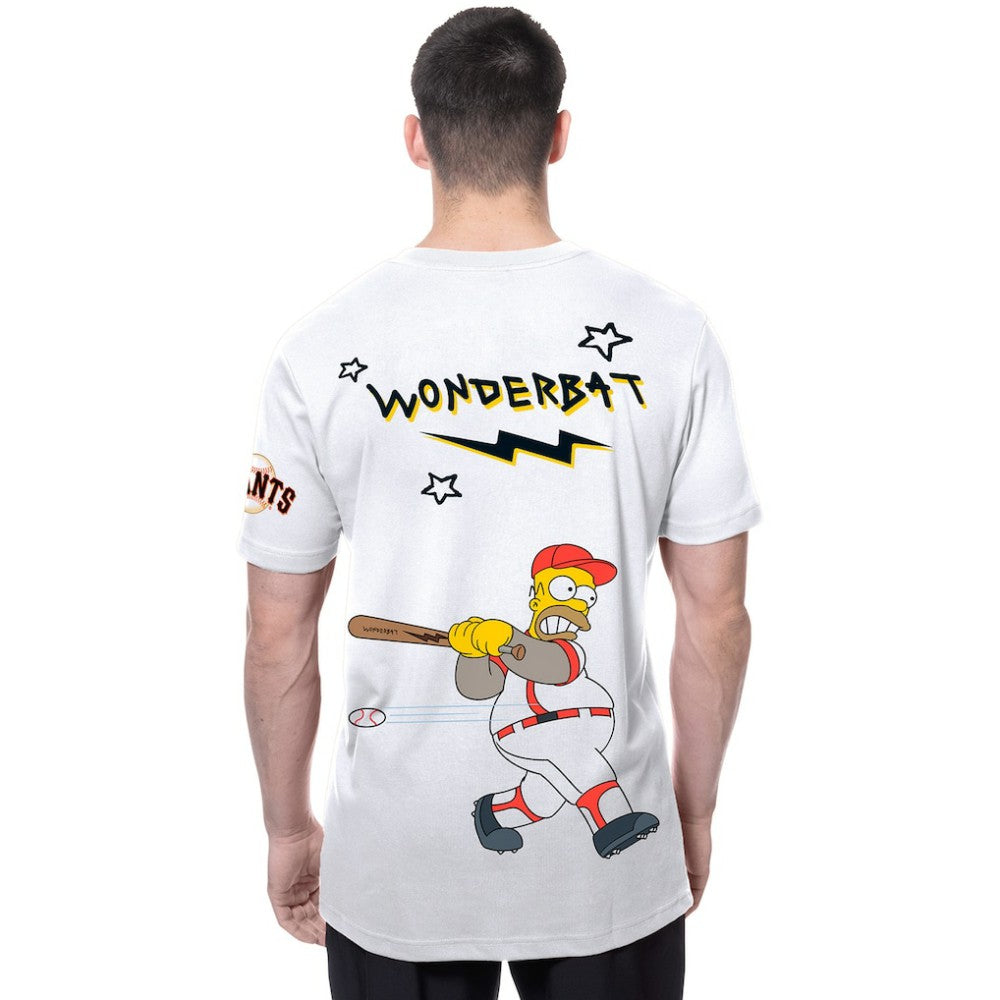 San Francisco Giants New Era MLB x Simpsons Homer Wunderbat SS Tee Near Me