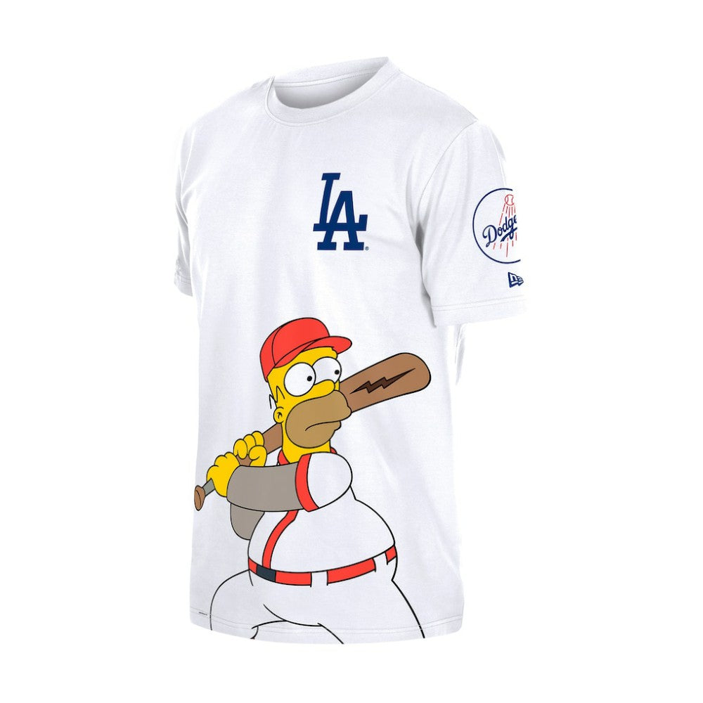 Los Angeles Dodgers New Era MLB x Simpsons Homer Wonderbat T-Shirt Sale