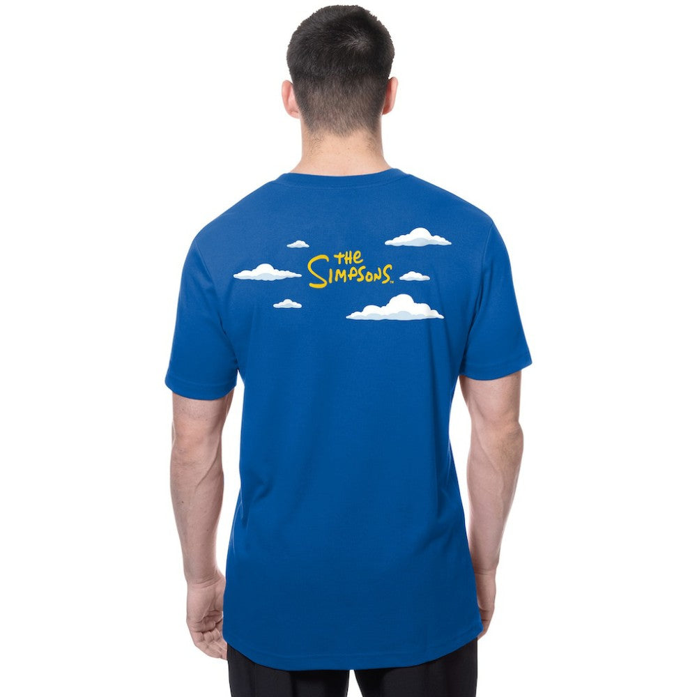 Chicago Cubs New Era MLB x Simpsons 2026 Collab Clouds T-Shirt Discount