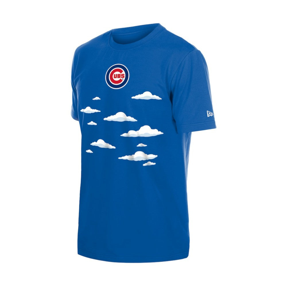 Chicago Cubs New Era MLB x Simpsons 2026 Collab Clouds T-Shirt Discount