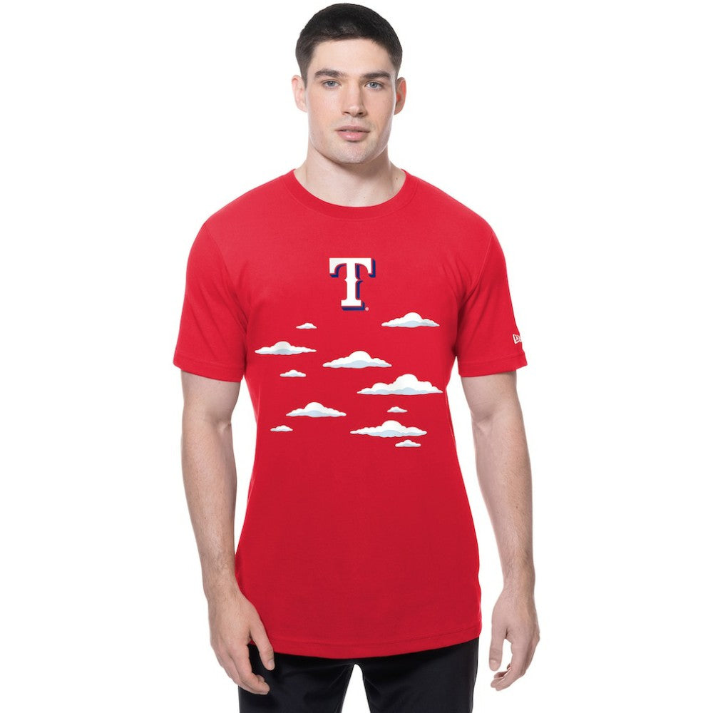 Texas Rangers New Era MLB x Simpsons 2026 Collab Clouds T-Shirt Outlet