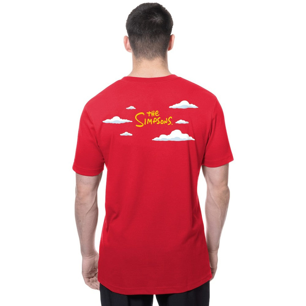 Texas Rangers New Era MLB x Simpsons 2026 Collab Clouds T-Shirt Outlet