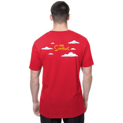 Texas Rangers New Era MLB x Simpsons 2026 Collab Clouds T-Shirt Outlet