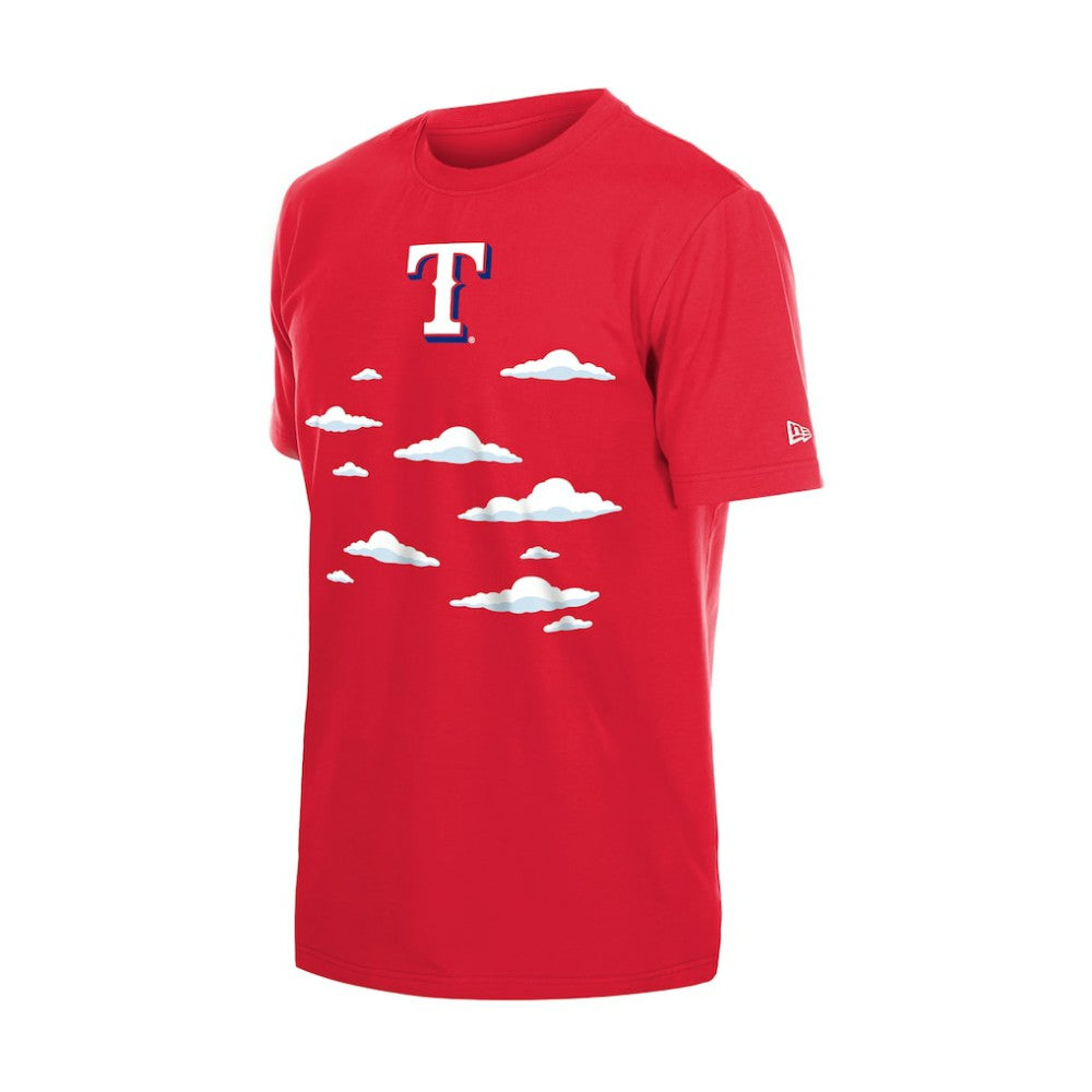 Texas Rangers New Era MLB x Simpsons 2026 Collab Clouds T-Shirt Outlet