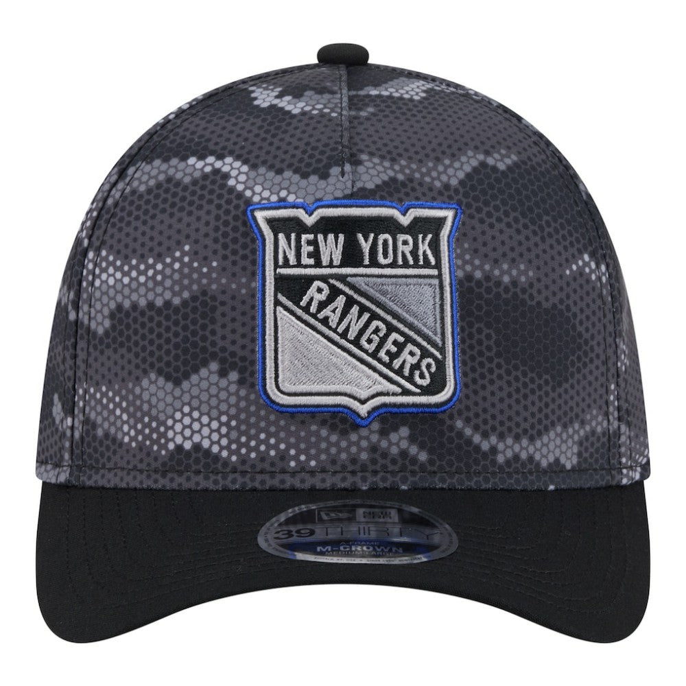 New York Rangers New Era Zero Dark 39THIRTY Flex Hat - Black | New Era sale