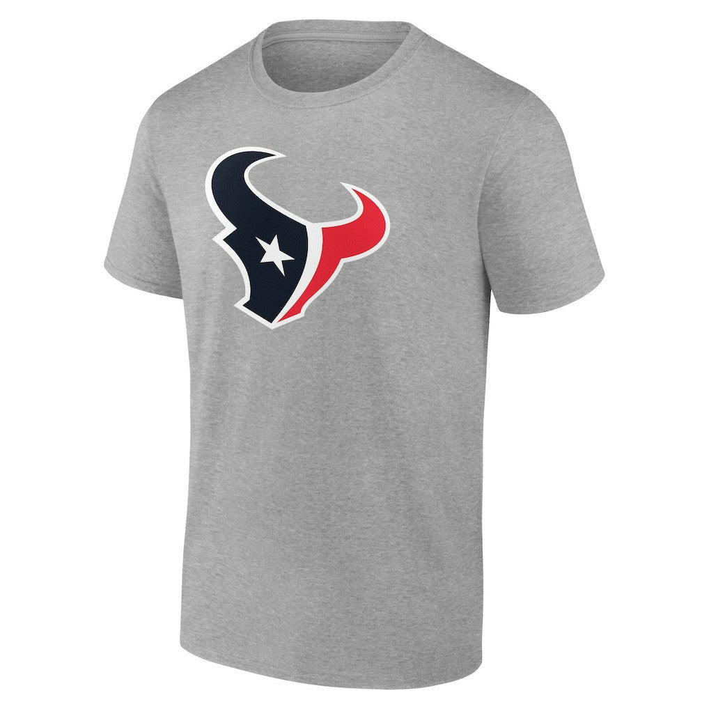 Houston Texans Team Authentic Personalized Name & Number T-Shirt - Gray - NFL