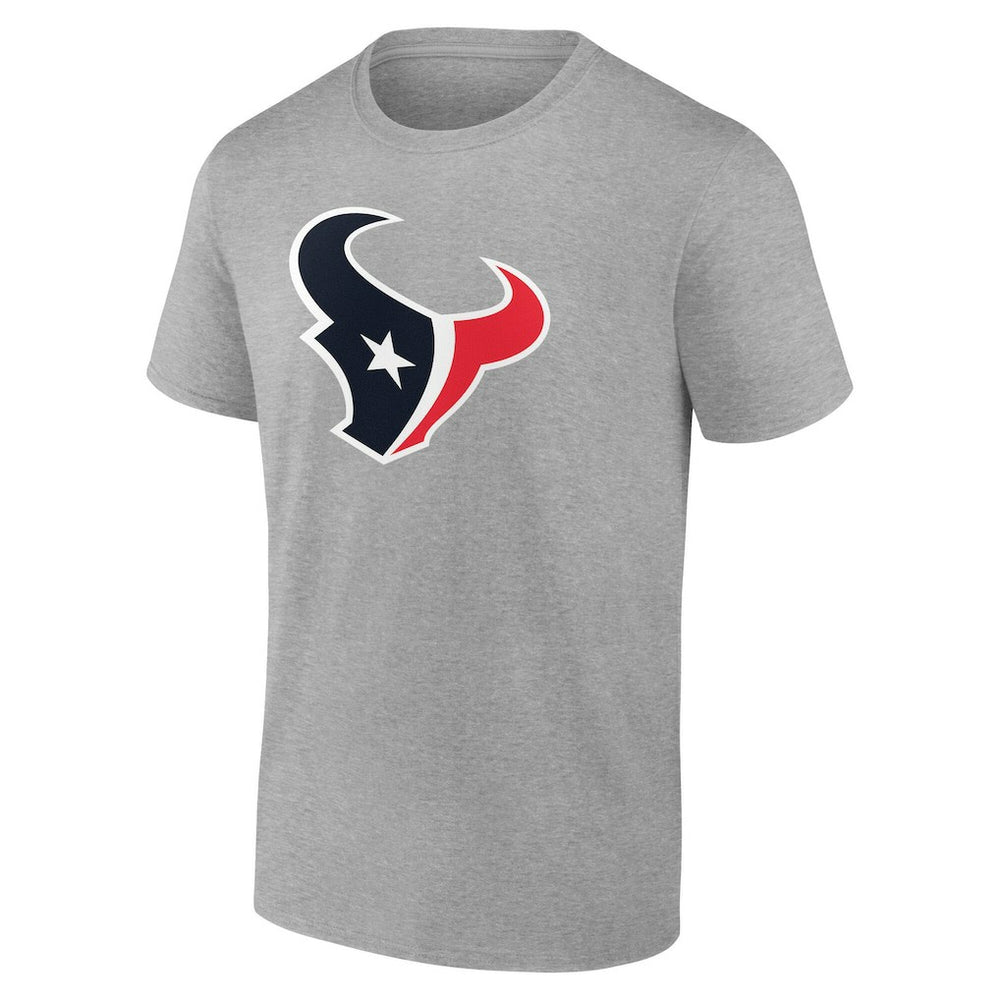 Houston Texans Team Authentic Personalized Name & Number T-Shirt - Gray - NFL