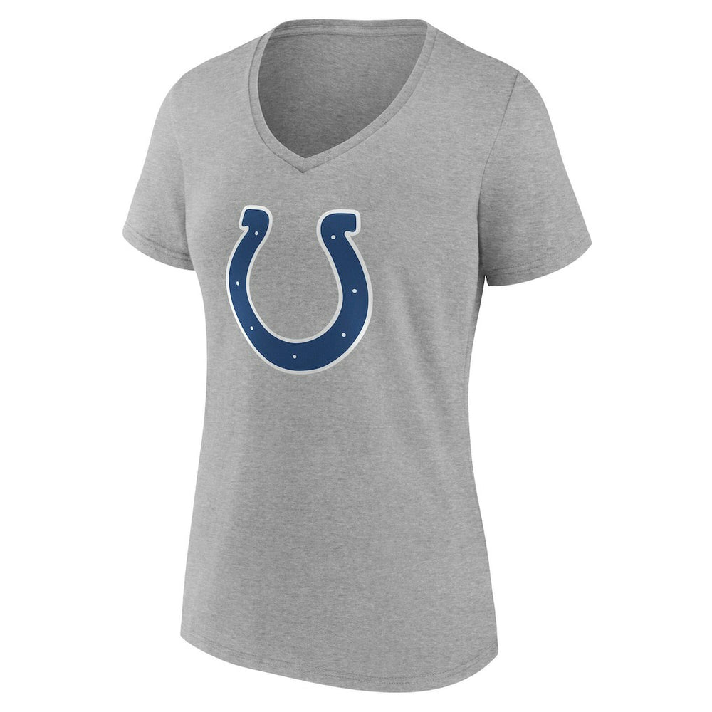 Indianapolis Colts Women's Team Authentic Personalized Name & Number V-Neck T-Shirt - Gray - NFL