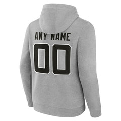 Jacksonville Jaguars Team Authentic Personalized Name & Number Hoodie - Gray - NFL