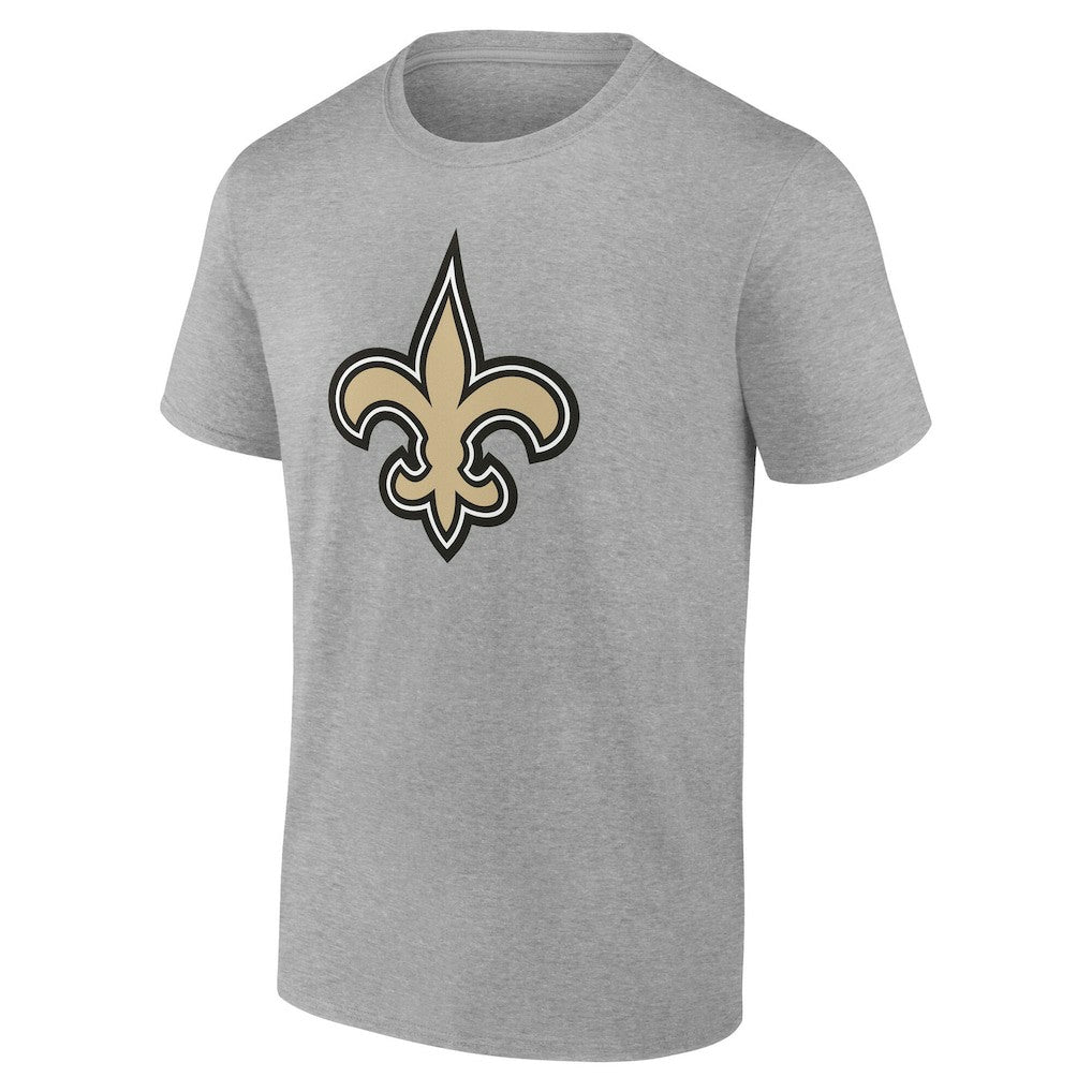New Orleans Saints Team Authentic Personalized Name & Number T-Shirt - Gray - NFL