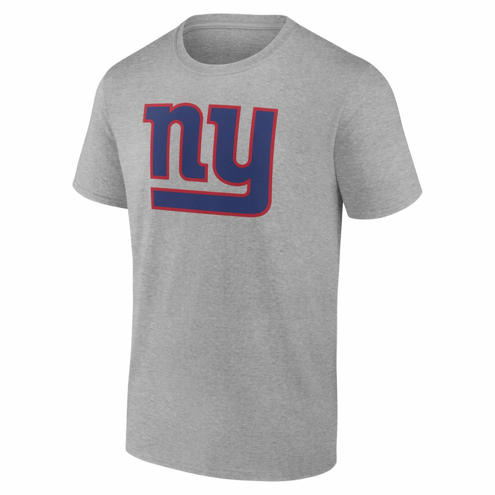 New York Giants Team Authentic Personalized Name & Number T-Shirt - Gray - NFL