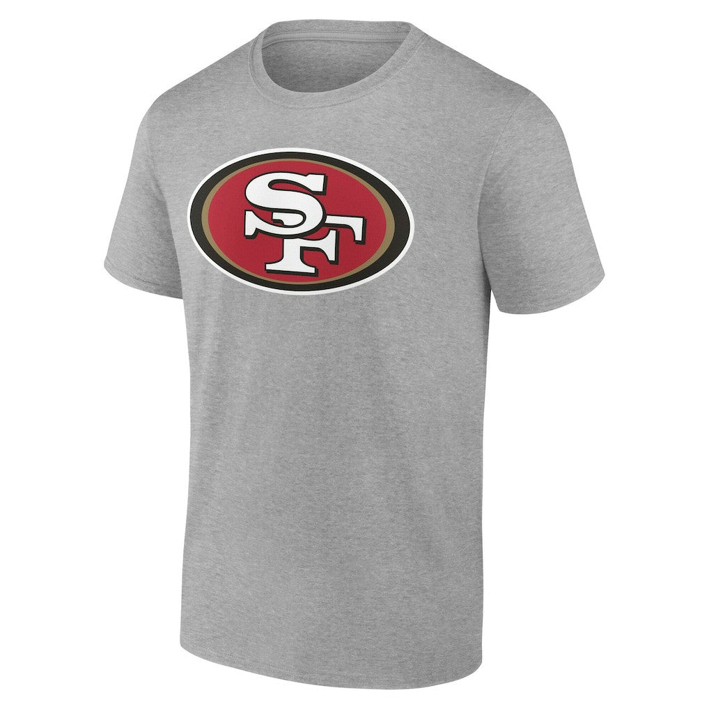San Francisco 49ers Team Authentic Personalized Name & Number T-Shirt - Gray - NFL