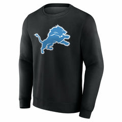 Detroit Lions Team Authentic Personalized Name & Number Sweatshirt - Black - NFL