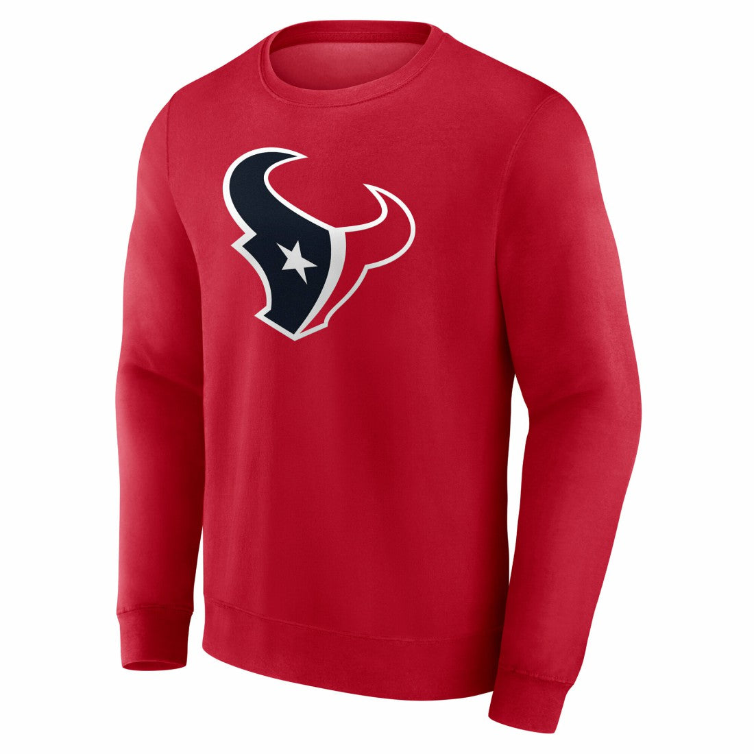 Houston Texans Team Authentic Personalized Name & Number Sweatshirt - Red - NFL