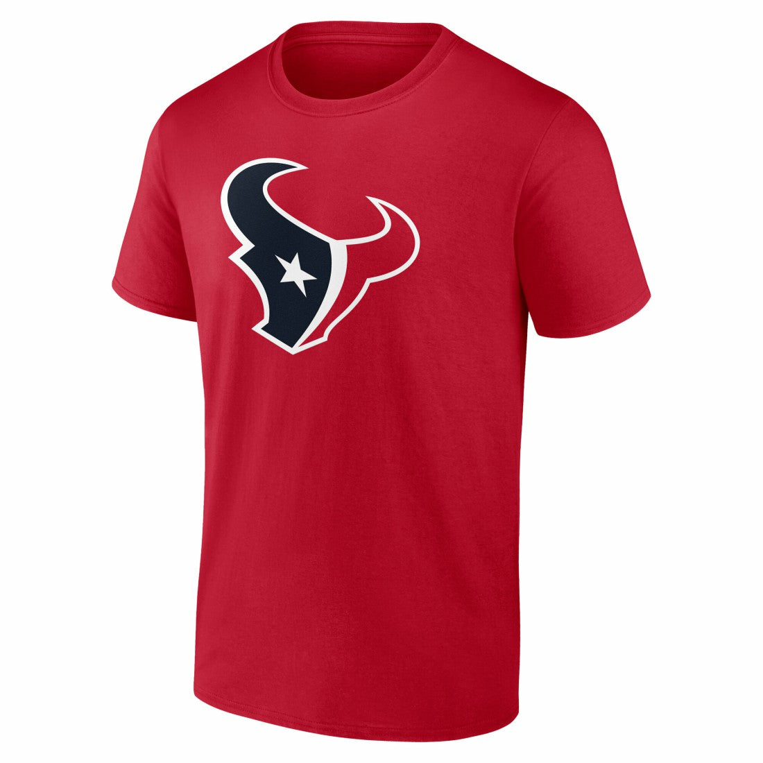 Houston Texans Team Authentic Personalized Name & Number T-Shirt - Red - NFL