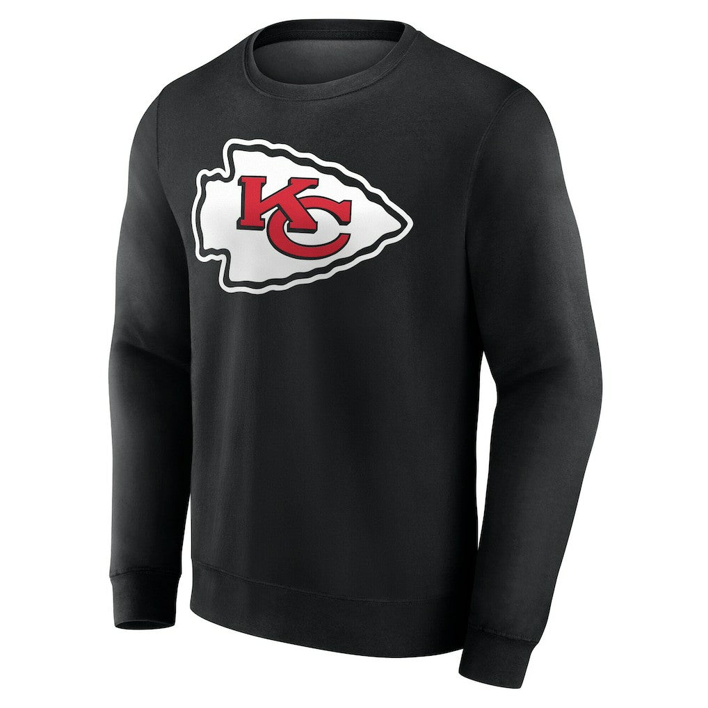 Kansas City Chiefs Team Authentic Personalized Name & Number Sweatshirt - Black - NFL