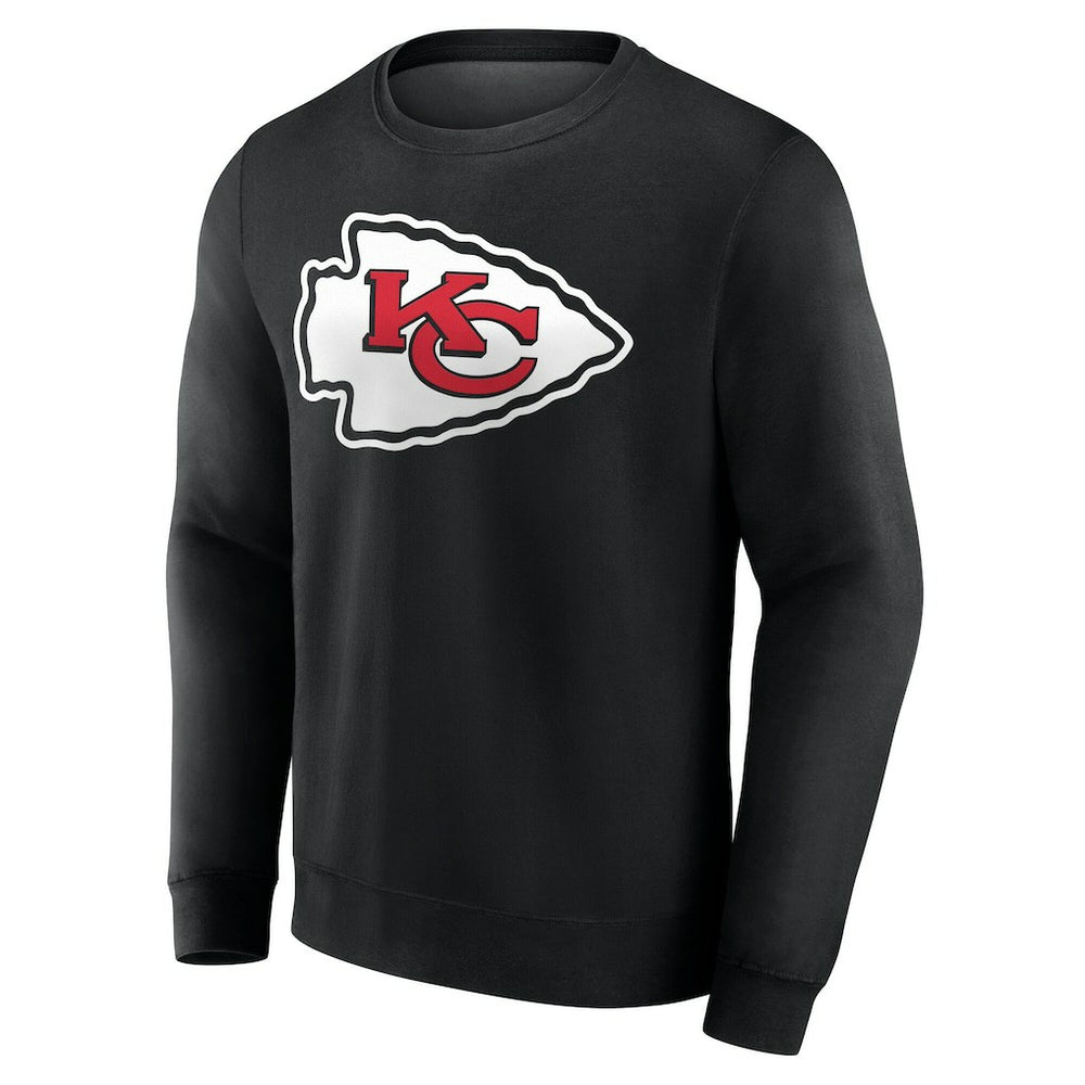Kansas City Chiefs Team Authentic Personalized Name & Number Sweatshirt - Black - NFL
