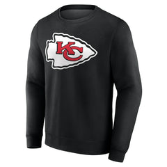 Kansas City Chiefs Team Authentic Personalized Name & Number Sweatshirt - Black - NFL