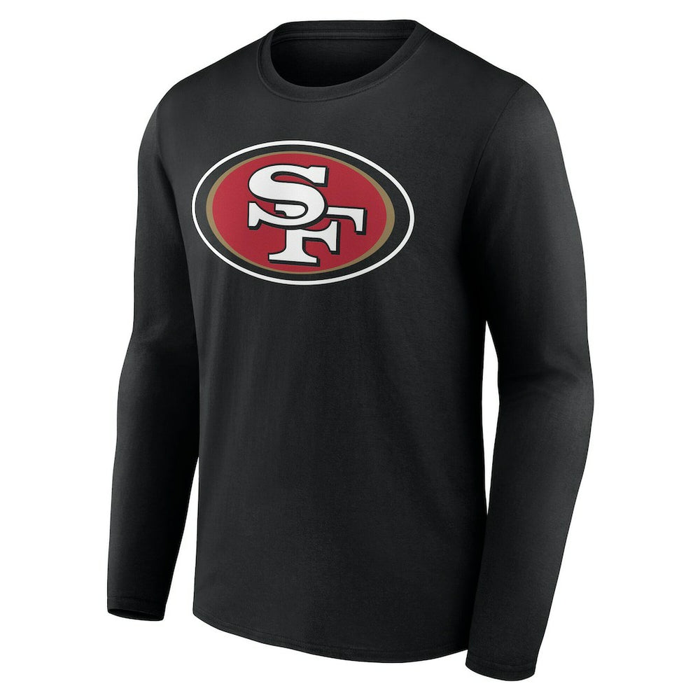 San Francisco 49ers Team Authentic Personalized Name & Number Long Sleeve T-Shirt - Black - NFL