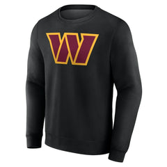 Washington Commanders Team Authentic Personalized Name & Number Sweatshirt - Black - NFL