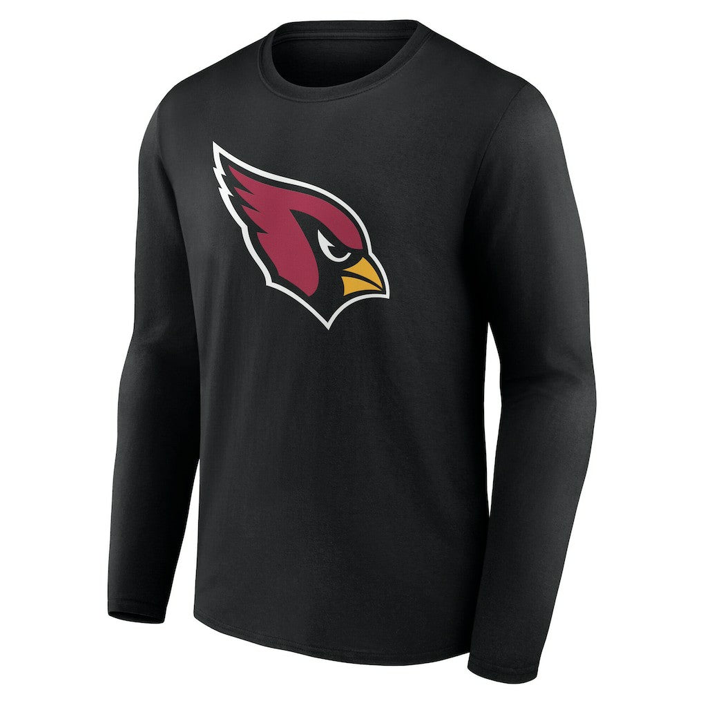 Arizona Cardinals Team Authentic Personalized Name & Number Long Sleeve T-Shirt - Black - NFL