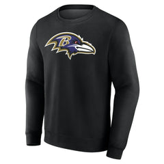 Baltimore Ravens Team Authentic Personalized Name & Number Sweatshirt - Black - NFL