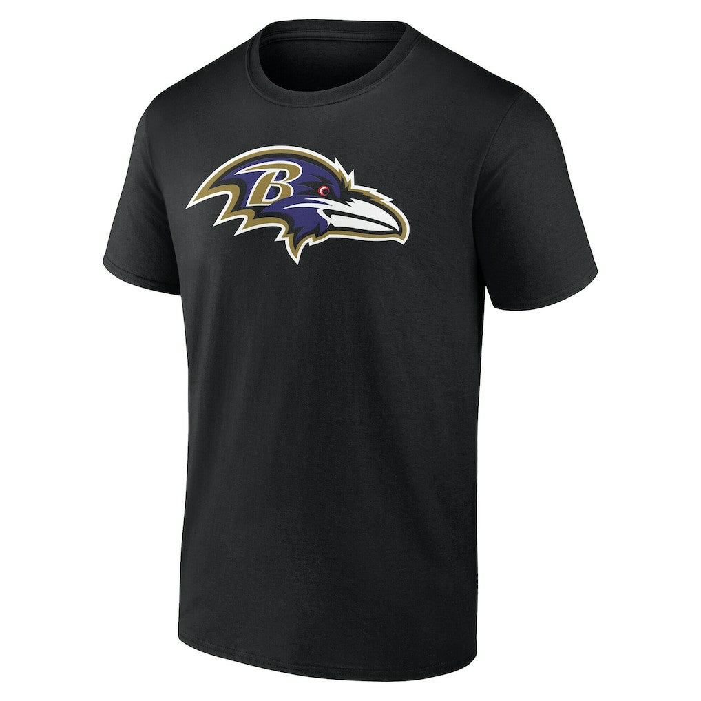 Baltimore Ravens Team Authentic Personalized Name & Number T-Shirt - Black - NFL