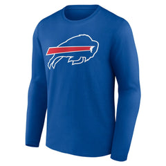 Buffalo Bills Team Authentic Personalized Name & Number Long Sleeve T-Shirt - Royal - NFL