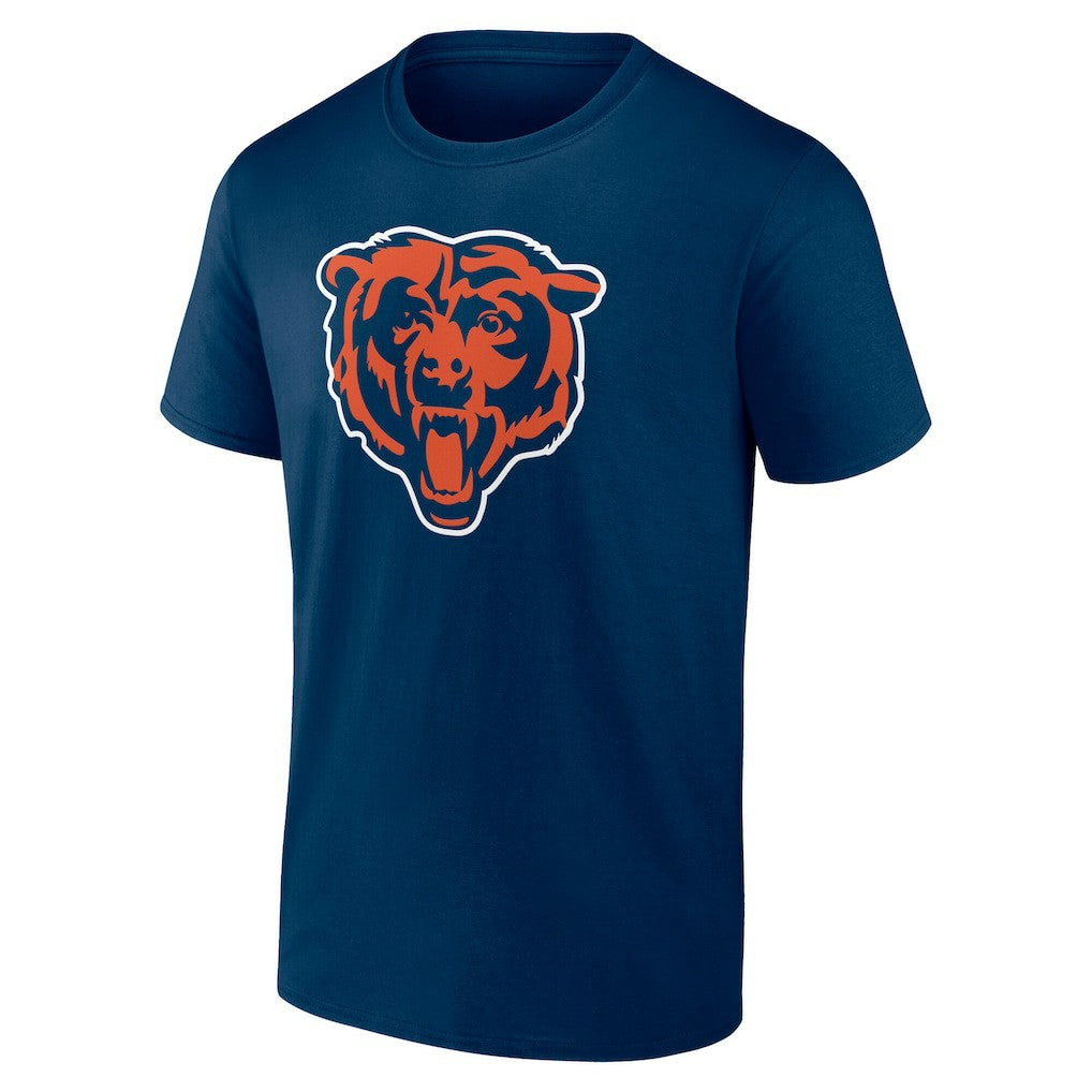Chicago Bears Team Authentic Personalized Name & Number T-Shirt - Navy - NFL