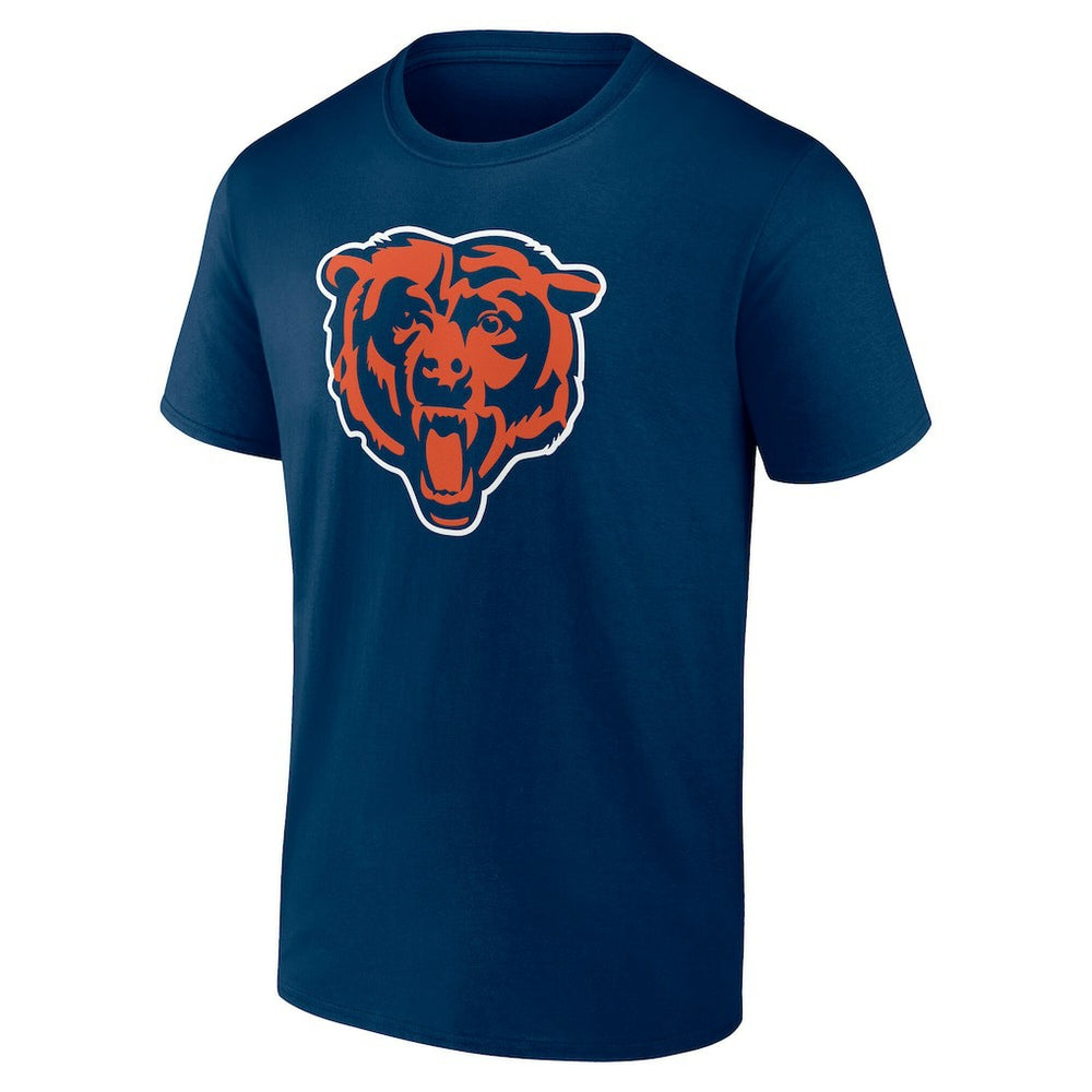Chicago Bears Team Authentic Personalized Name & Number T-Shirt - Navy - NFL